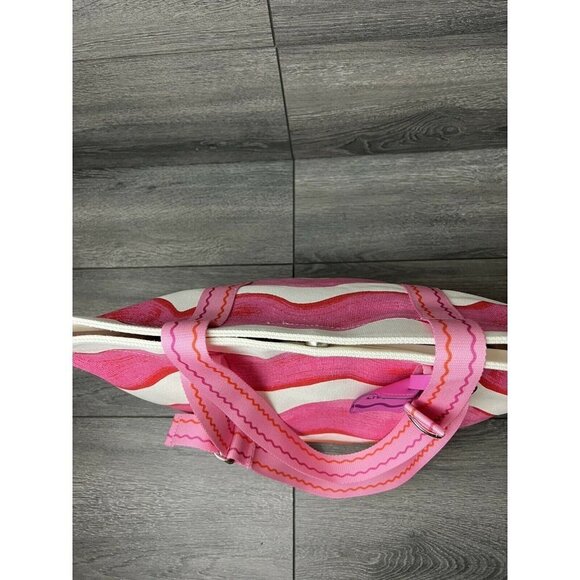 Isaac Mizrahi Live! CRAYOLA Wed Handle Tote Pink Multi, One size - Picture 10 of 12